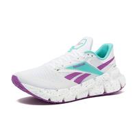 Reebok Men's Floatzig Running Shoes Sneakers, Ftwr White/Ai Aqua/Purple Rave, 10 UK