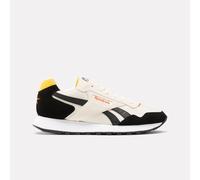 Reebok Mens Glide Trainers in White Black - Black & Silver Suede - Size UK 4.5