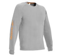 Reebok Men's Grey Crew-neck Pullover Work Sweatshirt