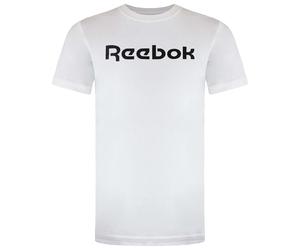 Reebok Men's GS Linear White T-Shirt | Size: Small Reebok White S