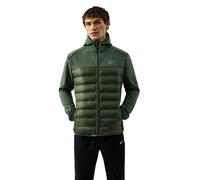 Reebok Mens Heywood Hybrid Jacket - Breakaway Green - L - Breakaway Green - 95% Polyester/5% Elastane