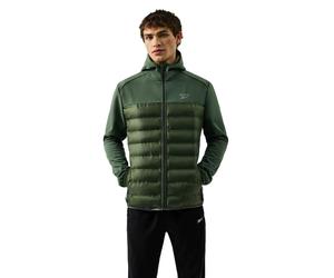 Reebok Mens Heywood Hybrid Jacket - Breakaway Green - L - Breakaway Green - 95% Polyester/5% Elastane