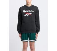 Reebok Men's Identity Big Logo Cotton Rich Sweatshirt - XL - Black, Black