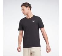 Reebok IDENTITY SMALL LOGO TEE BLACK Male TRAINING T-SHIRTS
