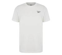 Reebok Men's Identity Left Chest Logo T Shirt, Classic White, XL UK