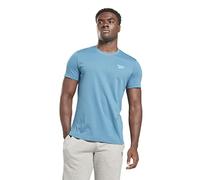 Reebok Men's Identity Left Chest Logo T-Shirt Steely Blue S