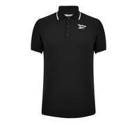 Reebok Men's Identity Pique Polo Shirt, Black, M