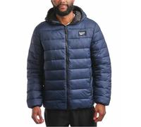 Reebok Men's Jacket - Lightweight Hooded Quilted Puffer Coat - Warm Insulated Winter Jacket for Men (S-4X), Vector Navy, XL