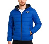 Reebok Men's Jacket - Lightweight Hooded Quilted Puffer Coat - Warm Insulated Winter Jacket for Men (S-4X), Vector Blue, M