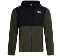 Reebok Mens Jackets - Lighweight Polar Fleece Jacket Zip Up Winter Jackets for Men with Pockets Outerwear Coats, Olive, M