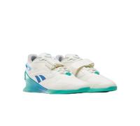 Reebok Men's Legacy Lifter Iii Sneaker, Chalk/Unleashed Green/Kinetic Blue, 11 UK