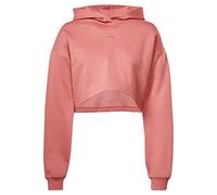 Reebok Women's Yoga Hoodie Coverup Sweatshirt, Bakcly, Pink, S