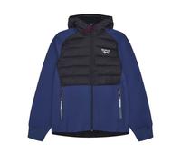 Reebok Mens Mixed Media Jacket (Batik Blue) - Dark Blue - Size Large