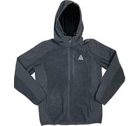 Reebok Men's Mixed Media Softshell Jacket, Charcoal, Large