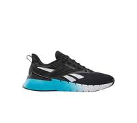 Reebok Men's Nano Gym Trainers, Black White Future Cyan, 9 UK