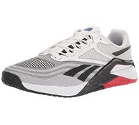Reebok Men's Nano X2 Cross Trainer, White/Black/Vector Red, 10 UK