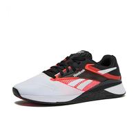 Reebok Unisex-Adult Nano X4 Sneaker, Black/Footwear White/Orange Flare, 12 Women/10.5 Men