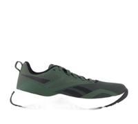 Reebok Men's NFX Trainer Sneaker, GRIT Green/Black/Chalk, 11 UK