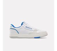 Reebok Mens Phase Court Trainers in White blue Leather - Size UK 3.5
