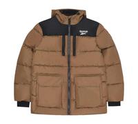 Reebok Mens Plain Puffer Jacket - Timber - L - Timber - 100% Polyester