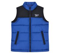 Reebok Mens Puffer Gilet Zip Vest Blue