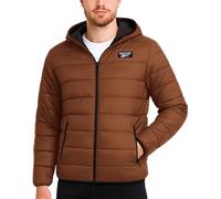 Reebok Mens Puffer Jacket - Lightweight Quilted Glacier Shield Plus Size Puffer Jackets for Men - Insulated Mens Winter Coats, Timber, 5XL
