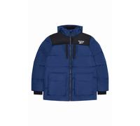Reebok Mens Puffer Jacket Parka Batik Blue