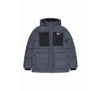 Reebok Mens Puffer Jacket Parka Jacket Charcoal