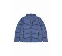 Reebok Mens Puffer Jacket Stretch Puffer Mineral Blue