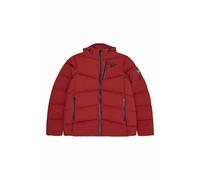 Reebok Mens Puffer Jacket Stretch Puffer Rust