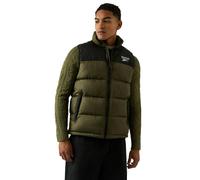 Reebok Mens Quilted Gilet - Olive - XL - Olive - 100% Polyester