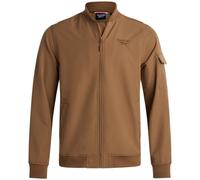 Reebok Mens Rain Jacket - Full Zip Up Lightweight Water Resistant Windbreaker Soft Shell Collar Rain Coat for Men (S-XL), Dark Khaki, M