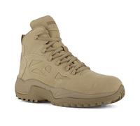 Reebok Men's Rb8694 Rapid Response Rb Composite Toe 6" Tactical Stealth Boot Sidezipper Desert Tan Military, 7.5 UK