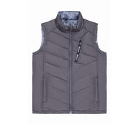 Reebok Mens Reversible Gilet Vest Puffer Vest Charcoal