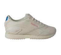 Reebok Men's Royal Glide Ripple Clip 2 Sneakers, Classic White/Pink Glow/Classic White, 6.5 UK