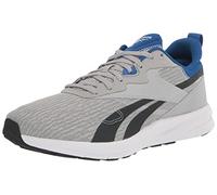 Reebok Mens Runner 4 Lace-Up Running & Training Shoes, Pure Grey/Vector Blue, 12
