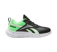 Reebok Mens Rush Runner 5 Syn Sneaker, Black Solarlime Ftwrwhite, 10.5 UK