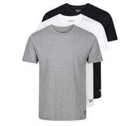Mens Reebok Crew Neck Tee SANTO - 3pk Black/White/Grey Marl