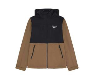 Reebok Mens Soft Shell Jacket - Timber - Timber - S - 94% Polyester/6% Spandex
