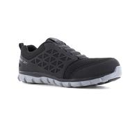 Reebok Men's Sublite Cushion Work Fire and Safety Shoe, Black, 10.5 Wide
