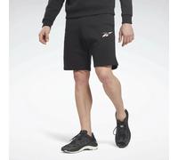 Reebok Mens TE Vector Fleece Cotton Shorts Black HI0584 - Size Small