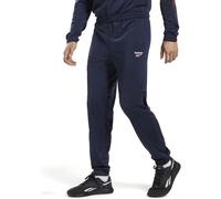 REEBOK Mens Tracksuit Bottoms Black Navy Size S-L Track Pant Poly Jog Pants NEW