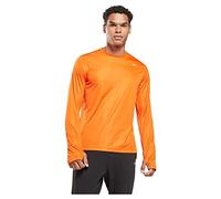 Reebok Men's Train Long Sleeve TECH T-Shirt Smash Orange M