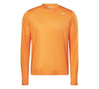 Reebok Men's Train Long Sleeve TECH T-Shirt Smash Orange S