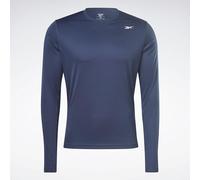 Reebok Mens Training Train Long Sleeve Tech T-Shirt - Navy, Navy, Size Xl, Men Navy