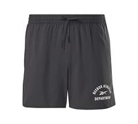Reebok Men's Train Woven Graphic Shorts, Night Black, XS/L