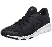 Reebok Men's Trainflex DTD Fitness Shoes, Black White Ash Grey, 7.5 UK