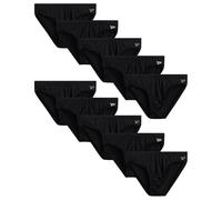 Reebok Men's Underwear - Low-Rise Quick-Dry Performance Briefs (10 Pack) - Small, Black