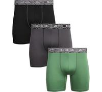 Reebok Men's Underwear - Performance Boxer Briefs (3 Pack), Size X-Large, Sage Green/Grey/Black, Sage Green/Grey/Black, XL