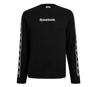 Reebok Men's Vector Tape Crew Sweatshirt, black, M